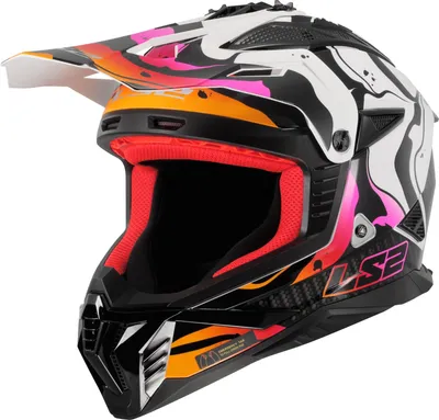 Obrázok produktu pre LS2 MX708 Fast II Wash motokrosová prilba, čierna/biela/červená, L (59/60)