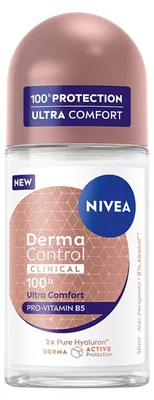 Obrázok produktu pre NIVEA Antiperspirant Derma Control Clinical Ultra Comfort, roll-on, 50 ml