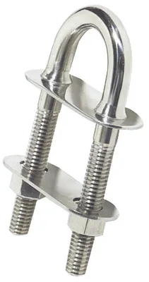 Immagine prodotto di Bullone a U di collegamento conico in acciaio VA 160x15,8 mm, 1 pezzo