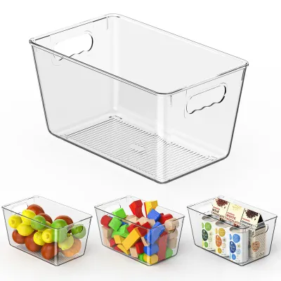Aufbewahrungsboxen 4er-Pack, 26x15,5x13 cm, transparent
