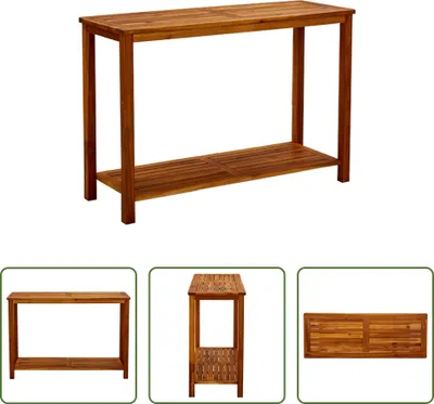 Obrázek produktu pro The Living Store Zahradní konzolový stolek 110x40x75 cm z masivního dřeva akácie