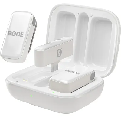 Immagine prodotto di Sistema microfonico wireless a 2 canali Rode Wireless Micro (USB-C, White)