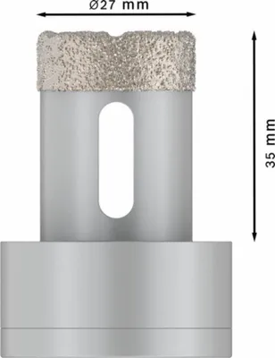 Produktbild von PRO Ceramic dry Trockenbohrkrone, 27 x 35 mm, X-Lock