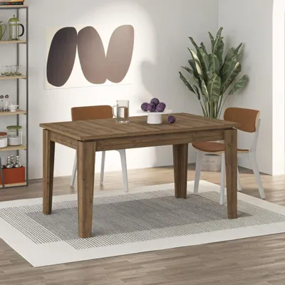 Immagine prodotto di Tavolo allungabile Tolmen 140x80 colore noce hitit