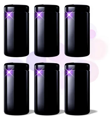 Vorratsgläser 6x 500 ml, UV-Schutzglas, luftdicht, breiter Hals