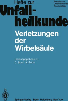Produktbild von Verletzungen der Wirbelsäule