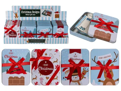 Produktbild von OOTB Metall-Geschenkdose Merry Christmas