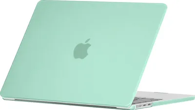Produktbild von Mobigear Matte MacBook Air 13 Zoll (2022-2026) Hardcase Hülle MacBook Case - Grün - Model A2681 / A3113 / A3240 / A3449