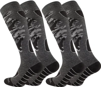 Produktbild von Stark Soul® Skisocken 2 Paar Kniestrümpfe Camouflage 43-46