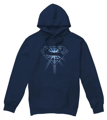 Immagine prodotto di Felpa con cappuccio Superman, unisex, per uomo/donna, modello TV41042 (taglia M), colore blu navy