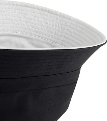 Zdjęcie produktu dla Beechfield B686 | Odwracalny kapelusz przeciwsłoneczny / czapka / czapka / kapelusz - Kolor: Czarny / Jasnoszary - Rozmiar: S/M