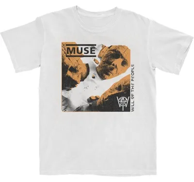 Produktbild von Muse T-Shirt Herren Will of the people weiß Band-Merch, Bands 100% Baumwolle S
