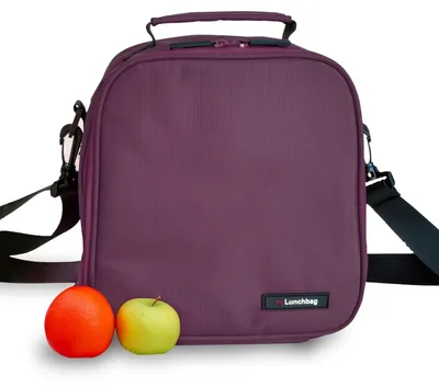 Isolier-Lunchtas 3,8 l mit 2 Glasdeckeln, lila