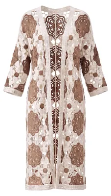 Immagine prodotto di Giacca da donna in maglia, marca ALEIDA, color beige, taglia XS