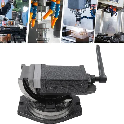 Obrázek produktu pro Přesné upínací zařízení, otáčení o 360°, sklon 0-90°, upínací síla 19KN