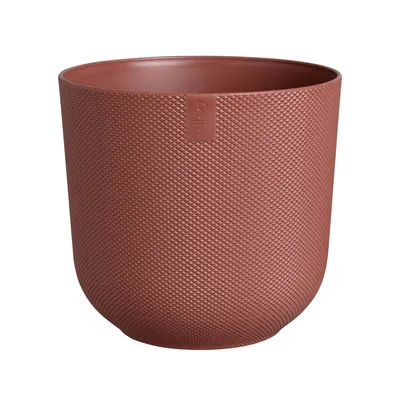 Produktbild von elho® Übertopf Jazz Toskanarot rund Ø 16 cm - Kunststoff