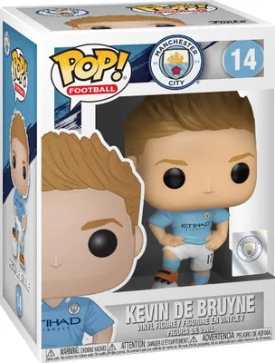 Immagine prodotto di Funko Manchester City F.C. POP! Calcio in vinile Kevin De Bruyne 9 cm