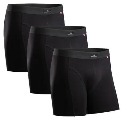 Produktbild von DANISH ENDURANCE Herren Boxershorts, Schwarz - 3 Pack, Gr.- M