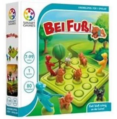 Produktbild von SmartGames Bei Fuß Denkspiel mit 80 Aufgaben, von einfach bis herausfordernd