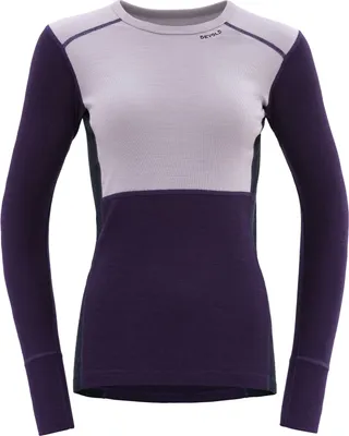 Produktbild von Devold Lauparen Merino 190 Shirt Woman Orchid/Lilac/Ink S Thermischeunterwäsche