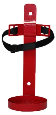 Immagine prodotto di Supporto a parete per estintore, con sistema di fissaggio a cinghia, per estintori da 1 kg
