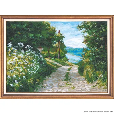 Produktbild von Oven Kreuzstichset "Licht und Schatten", Zählmuster, 40x30cm