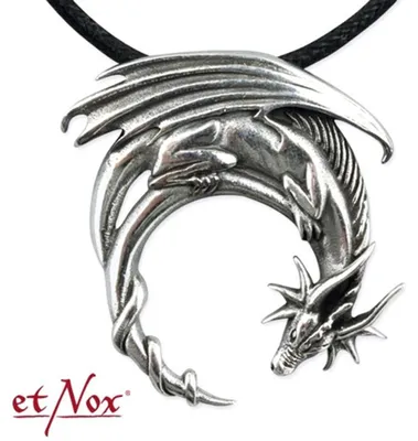 Produktbild von etNox Anhänger „Fantasy Dragon“ 925 Silber: Drachen Schmuckset