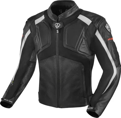 Obrázek produktu pro Kožená bunda na motorku Arlen Ness Sportivo, černá/bílá, 50 ks