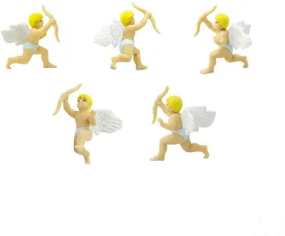 Produktbild von Safari - 100036 - Good Luck Minis - Glücksminis, Amor, ca. 2,5cm, PVC, 5 Stück