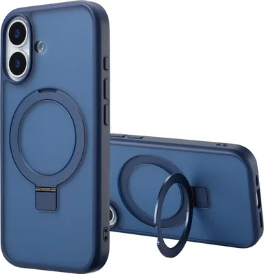 Immagine prodotto di Accezz Ring Stand Backcover con MagSafe iPhone 17 - Blu