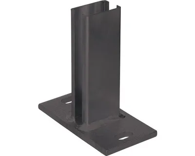 Obrázek produktu pro Podpěra pro sloupky plotu s dvojitým pletivem, 60 x 40 mm, antracitová barva