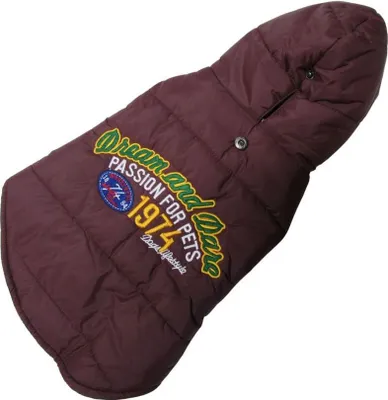 Produktbild von Hundemantel Hundejacke Winter Hundeweste Wintermantel Kleidung gr.M Burgund