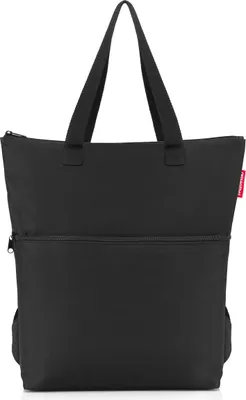 Produktbild von reisenthel cooler-backpack, Thermo-Tragetasche, Thermotasche, Kühltasche, Rucksack, Isolierte Tasche, Polyestergewebe, Black, 18 L, LJ7003