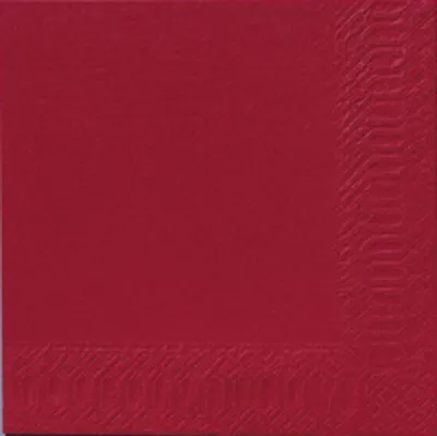 Produktbild von Duni Servietten bordeaux 40x40cm 3lagig 250 Stück
