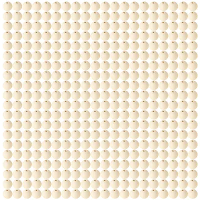1500 Holzperlen 4 mm mit Loch, natur, zum Basteln, DIY