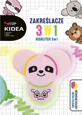 Produktbild von Zakreślacze Kidea z figurką 3w1