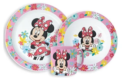 Produktbild von Disney Minnie Spring Geschirrset Mikro Kunststoff 265ml