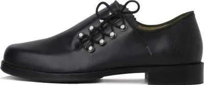 Produktbild von Trachtenschuh Haferlschuhe 578-H mit Ledersohle schwarz , Schuhgröße:45, Farbe:Flasche