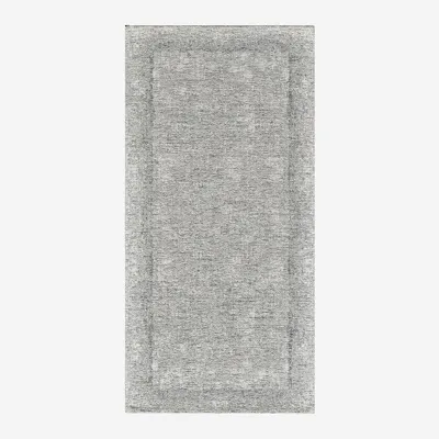 Zdjęcie produktu dla Dywan welurowy antypoślizgowy DUBLINO 55X190 cm SZARY | GalleriaFarah1970
