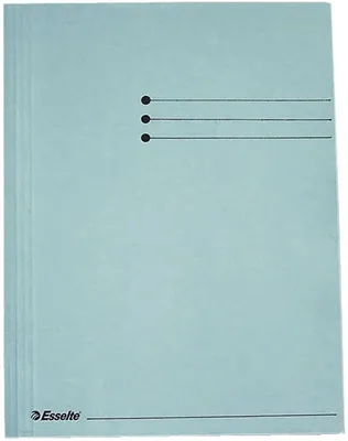 Image de Esselte 1033302 Chemise juridique Esselte, format A4, carton manille, 275 g/m², bleu