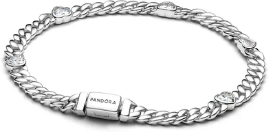 Produktbild von Pandora Herz Cuban-Gliederarmband 594226C01 Damenarmband, Armbandumfang:16cm