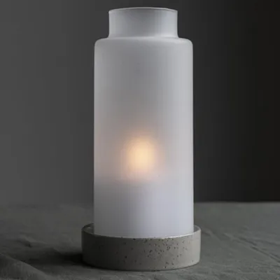 Produktbild von Storefactory Glaszylinder STORM Milchglas | Ø 13 cm