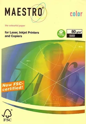 Produktbild von Kopierpapier Gelb A3 80G 500Bl pastell