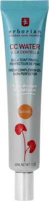 Productafbeelding van Erborian CC Water, CC-crème, 40 ml, Geschikt voor donkere huid, Vrouwen, Geschikt voor alle huidtypes, Tegen donkere vlekken, Verhelderend, Camouflerende werking, Hydraterend, Volumegevend