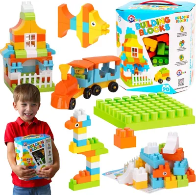 Image de Boîte de construction 90 pièces jeu de construction véhicules pour enfants 6573
