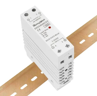 Halbleiterrelais 40 A, Hutschiene, 3-32 V DC / 24-480 V AC
