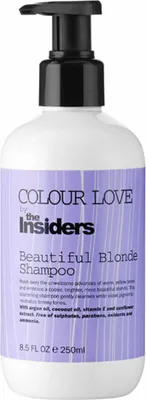 Image de Shampooing neutralisant la couleur The Insiders Colour Love Cheveux blonds (250 ml)