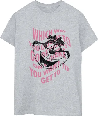 Produktbild von Disney - "Alice in Wonderland" T-Shirt für Damen BI8781 (XXL) (Grau)