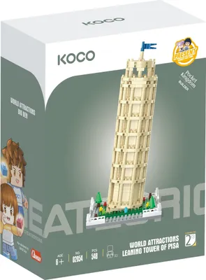 Produktbild von iM.Master Klocki KOCO Turm von Pisa 548 Elemente 02054