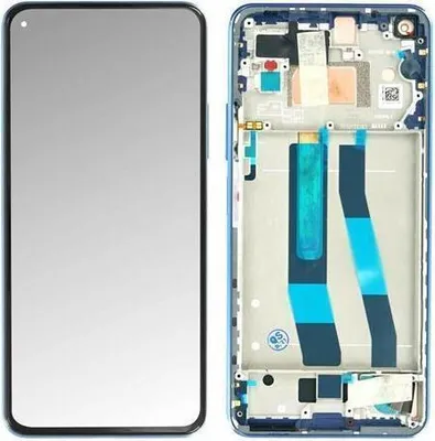 Produktbild von Original Xiaomi Mi 11 Lite 4G OLED Display Touchscreen Bildschirm Rahmen Blau & Werkzeug